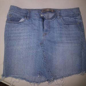 Old Navy denim mini skirt